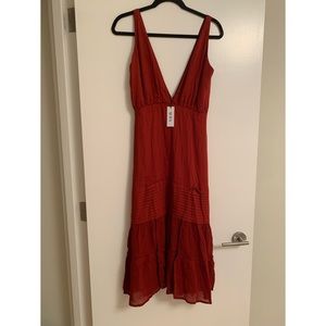 NEW with Tags - Aura Red MIDI Dress